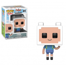Damaged Box Funko Pop! Animation 411 Adventure Time Minecraft Finn Pop Vinyl Figure FU32235